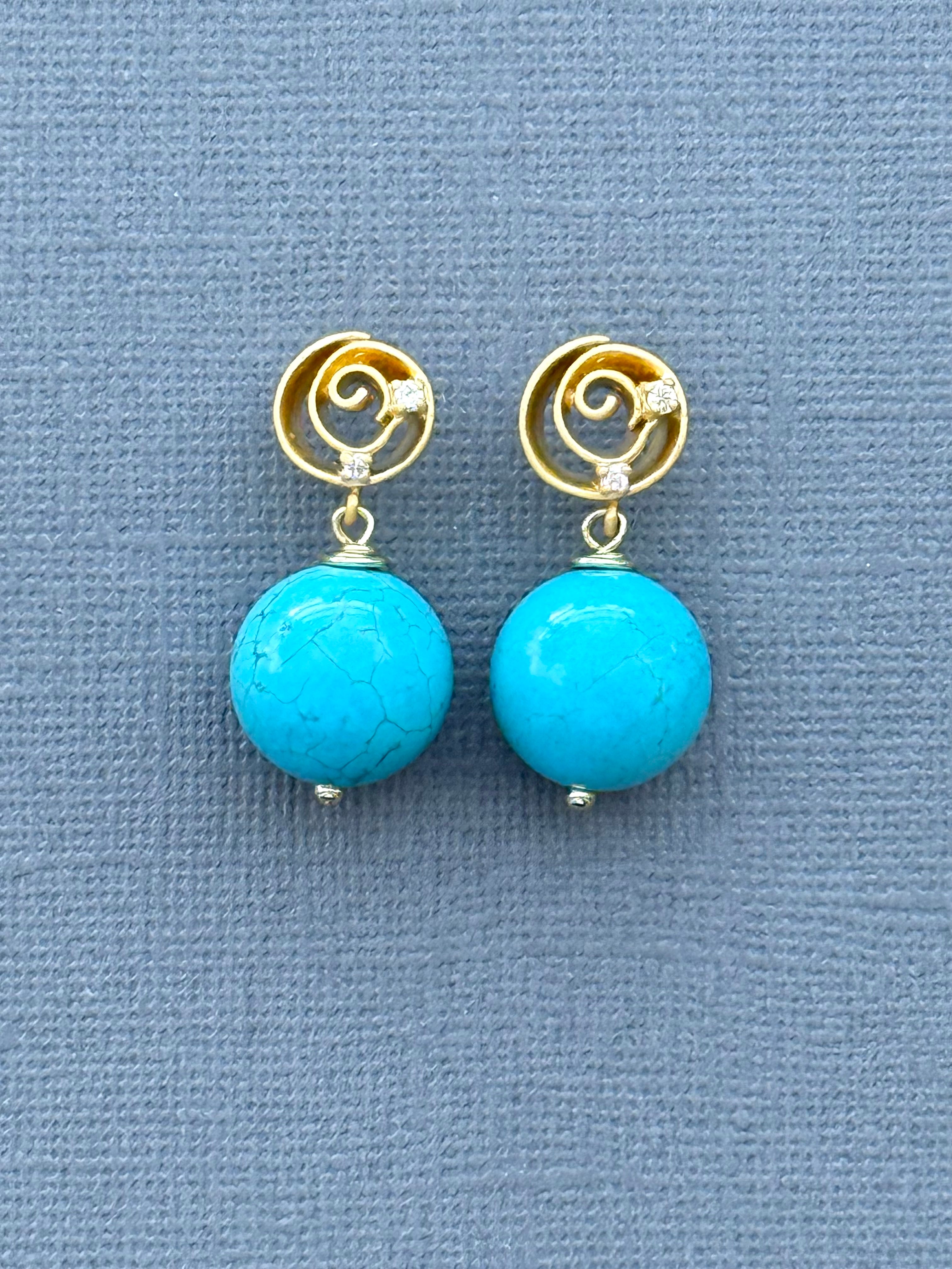 Turquoise Drop Earrings