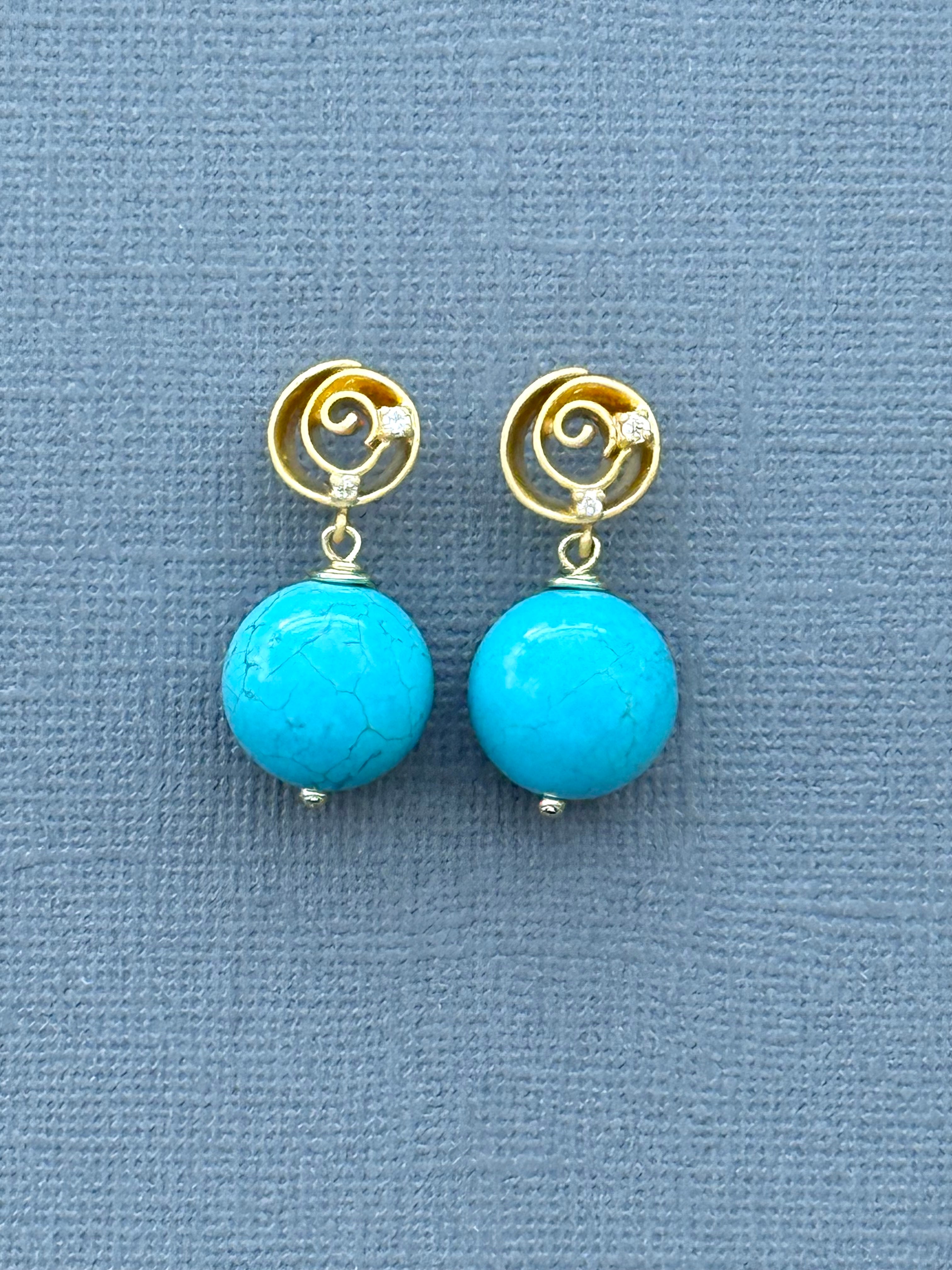Turquoise Drop Earrings