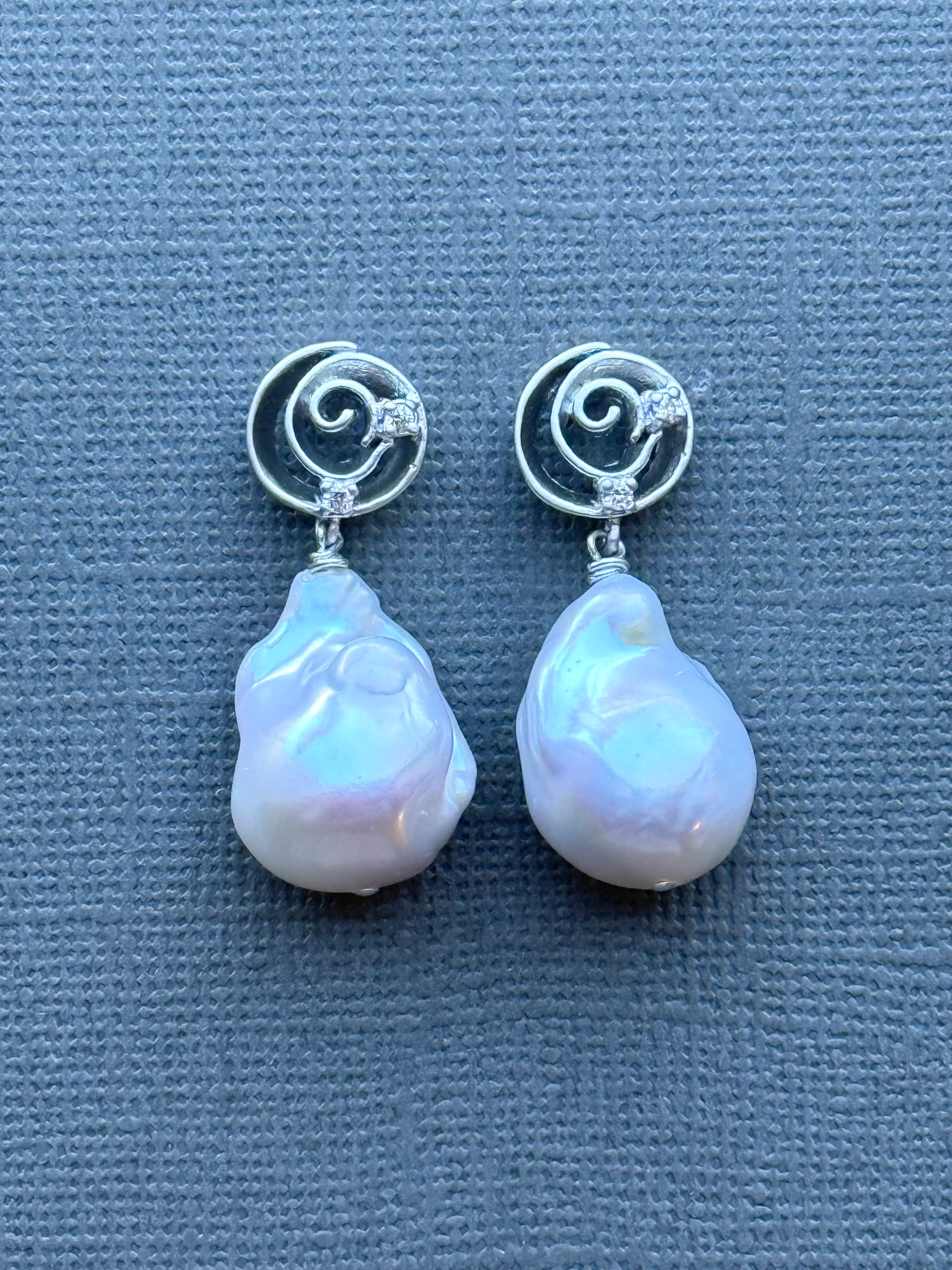 Baroque Drop Earrings