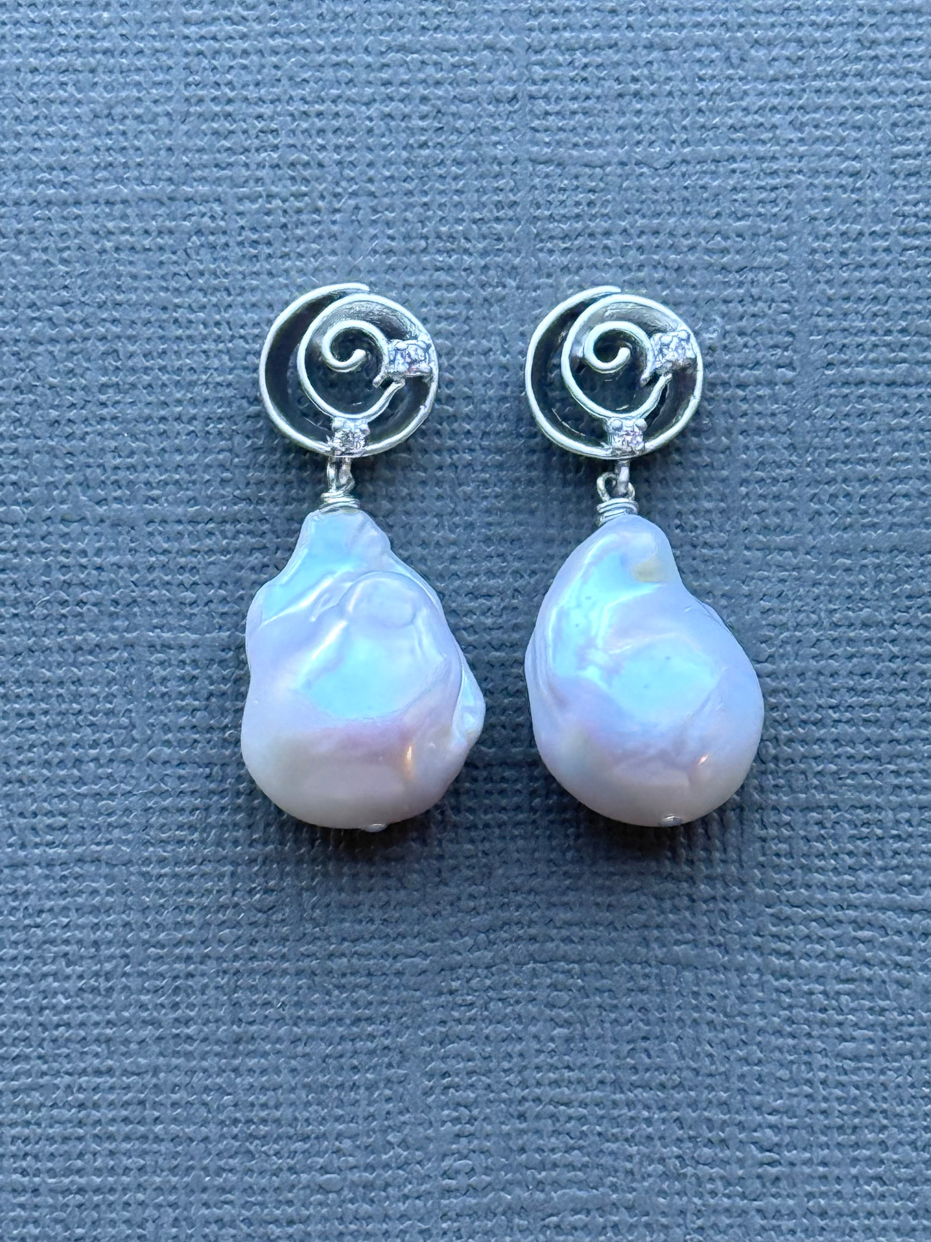 Baroque Drop Earrings