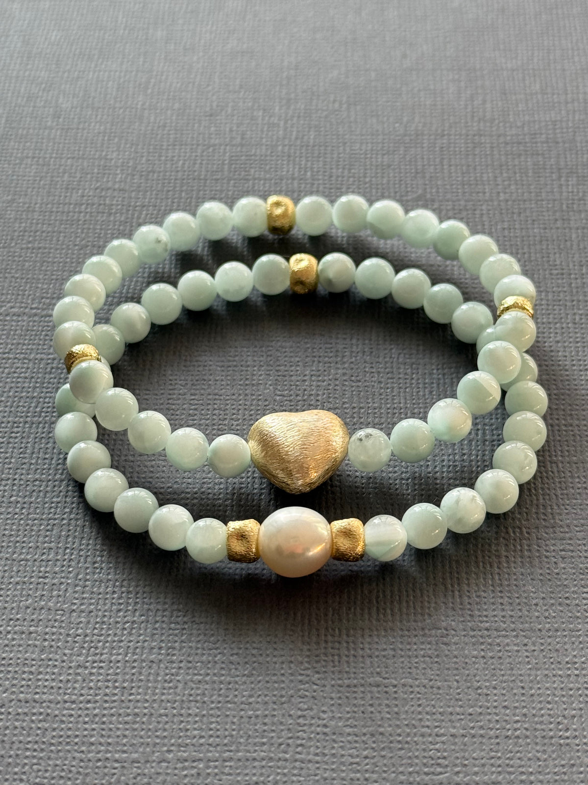 Moonstone and Pearl Bracelet