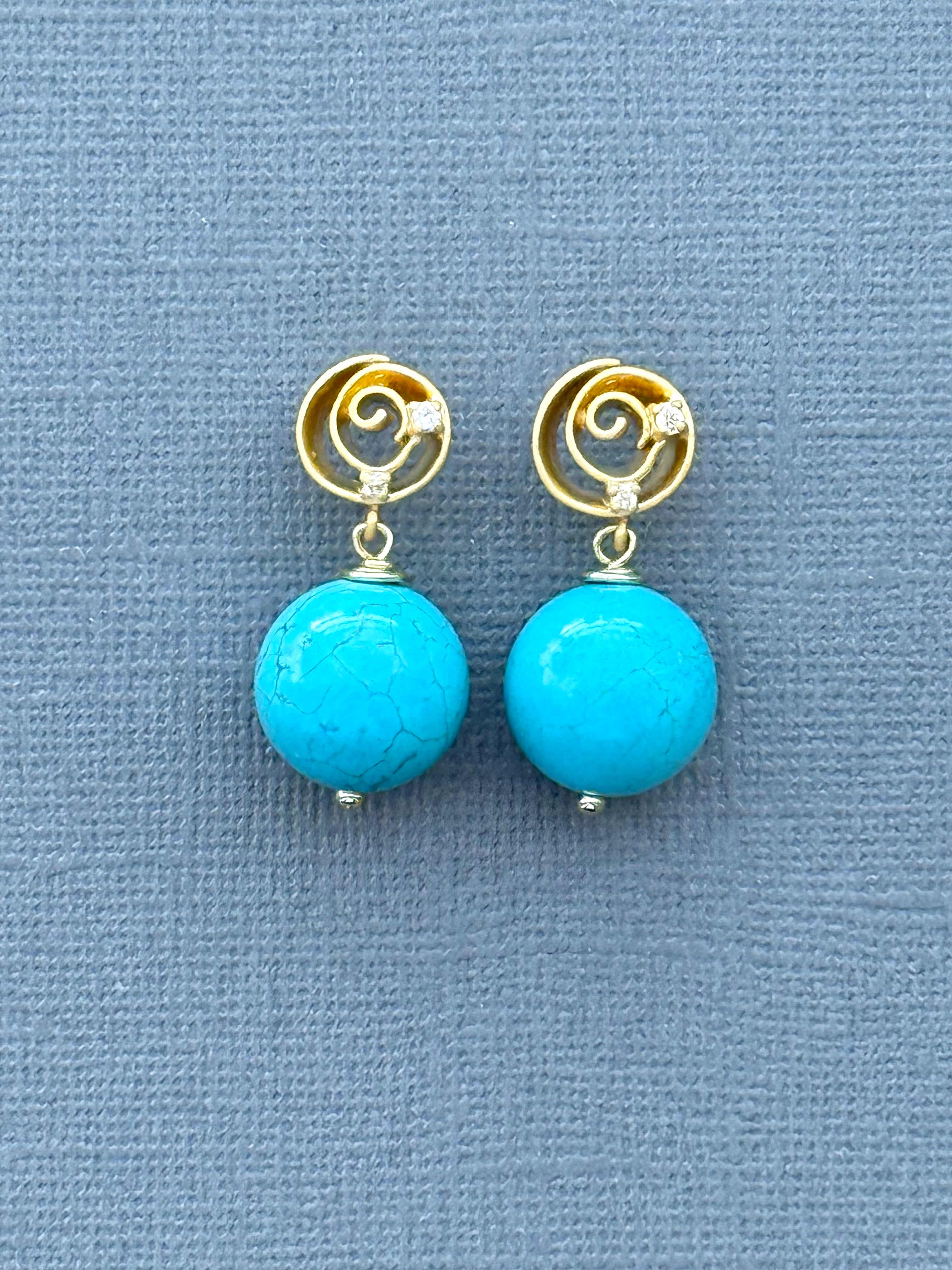 Turquoise Drop Earrings