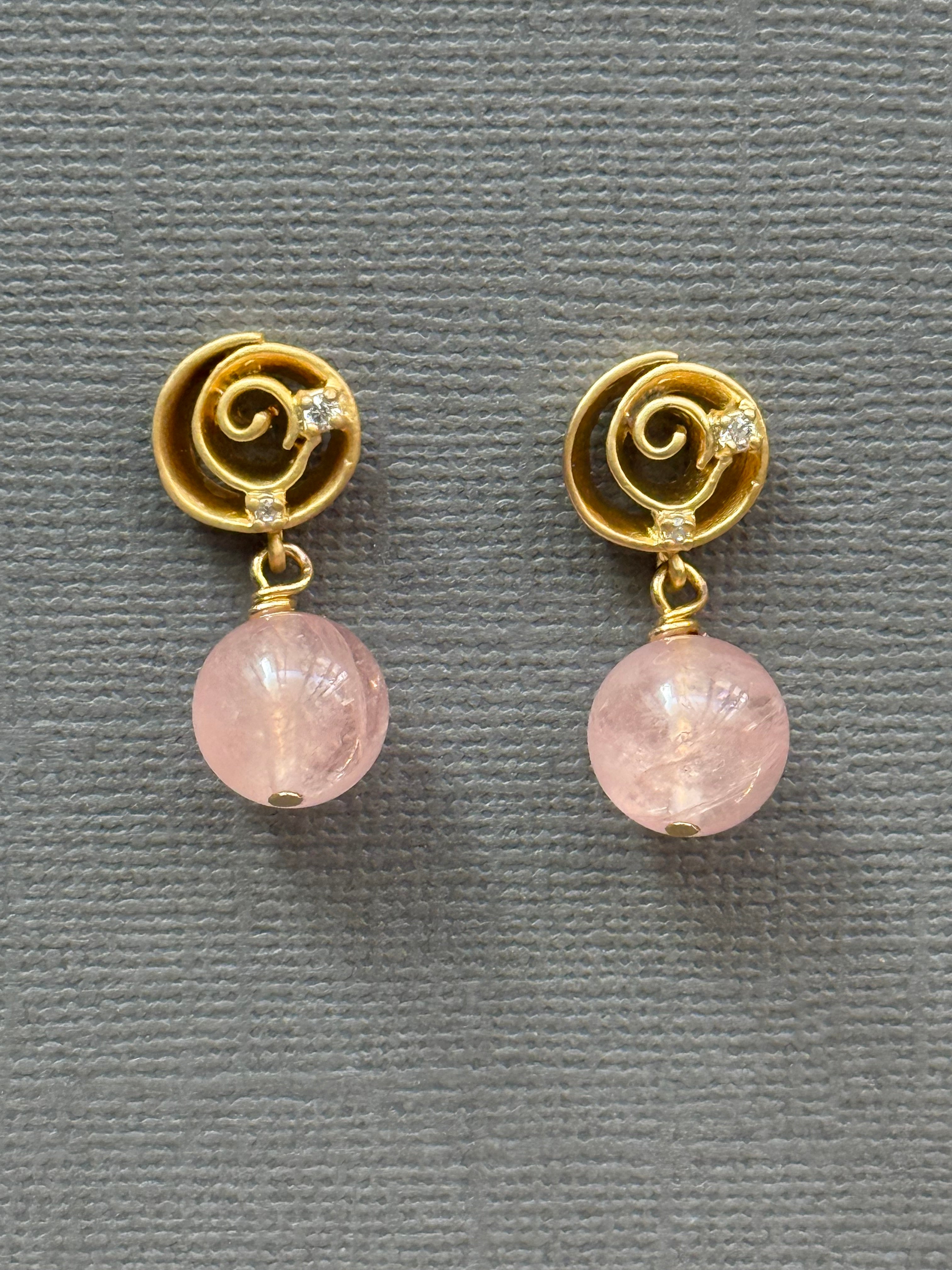 Morganite Earrings